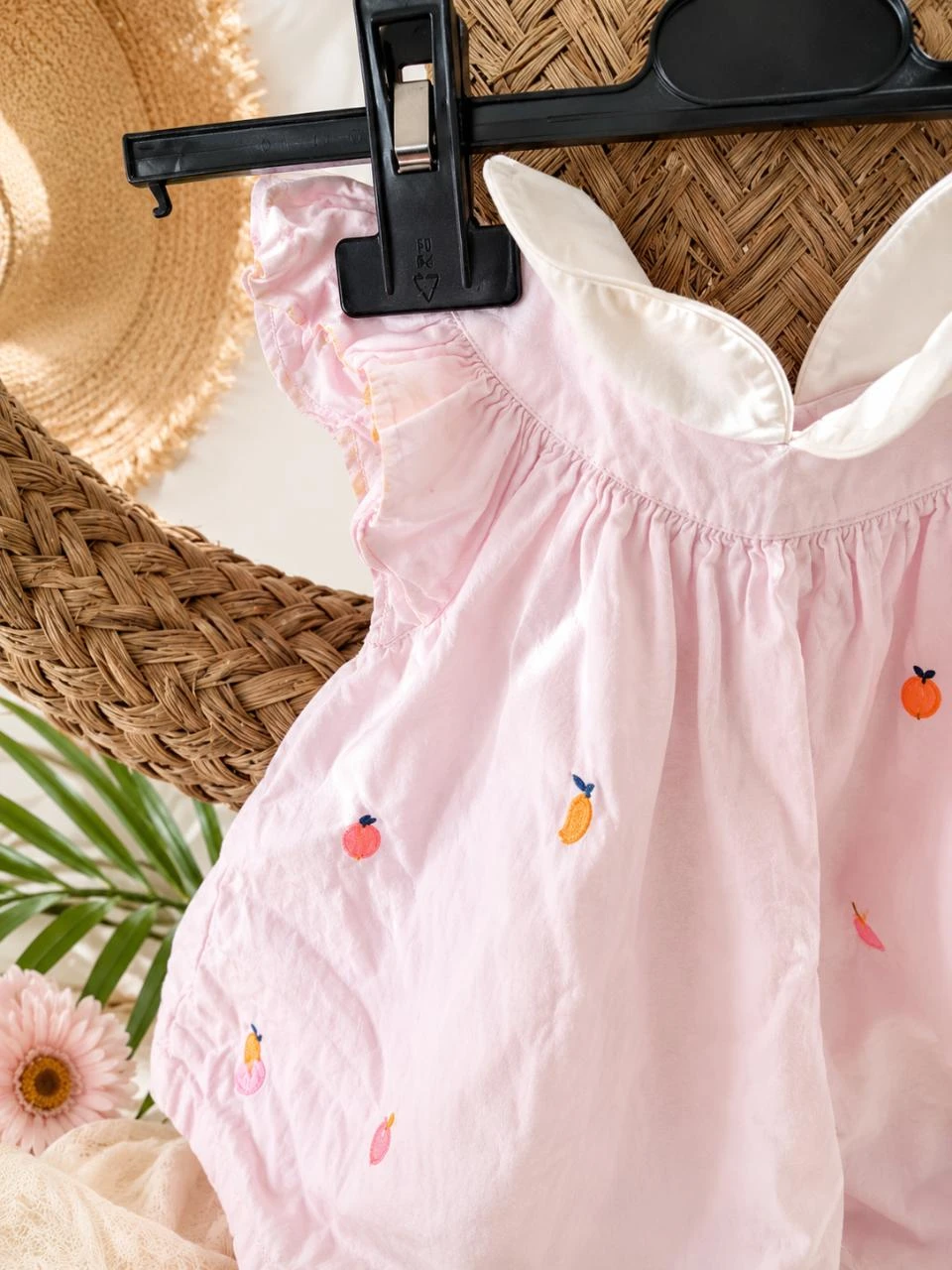 Vestido color rosa edad 6 meses marca jacadi – photo 3